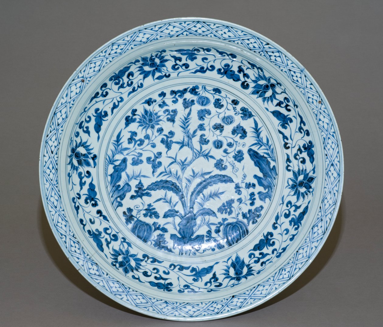 Grand plat, fin 14ème siècle - Chinese School
