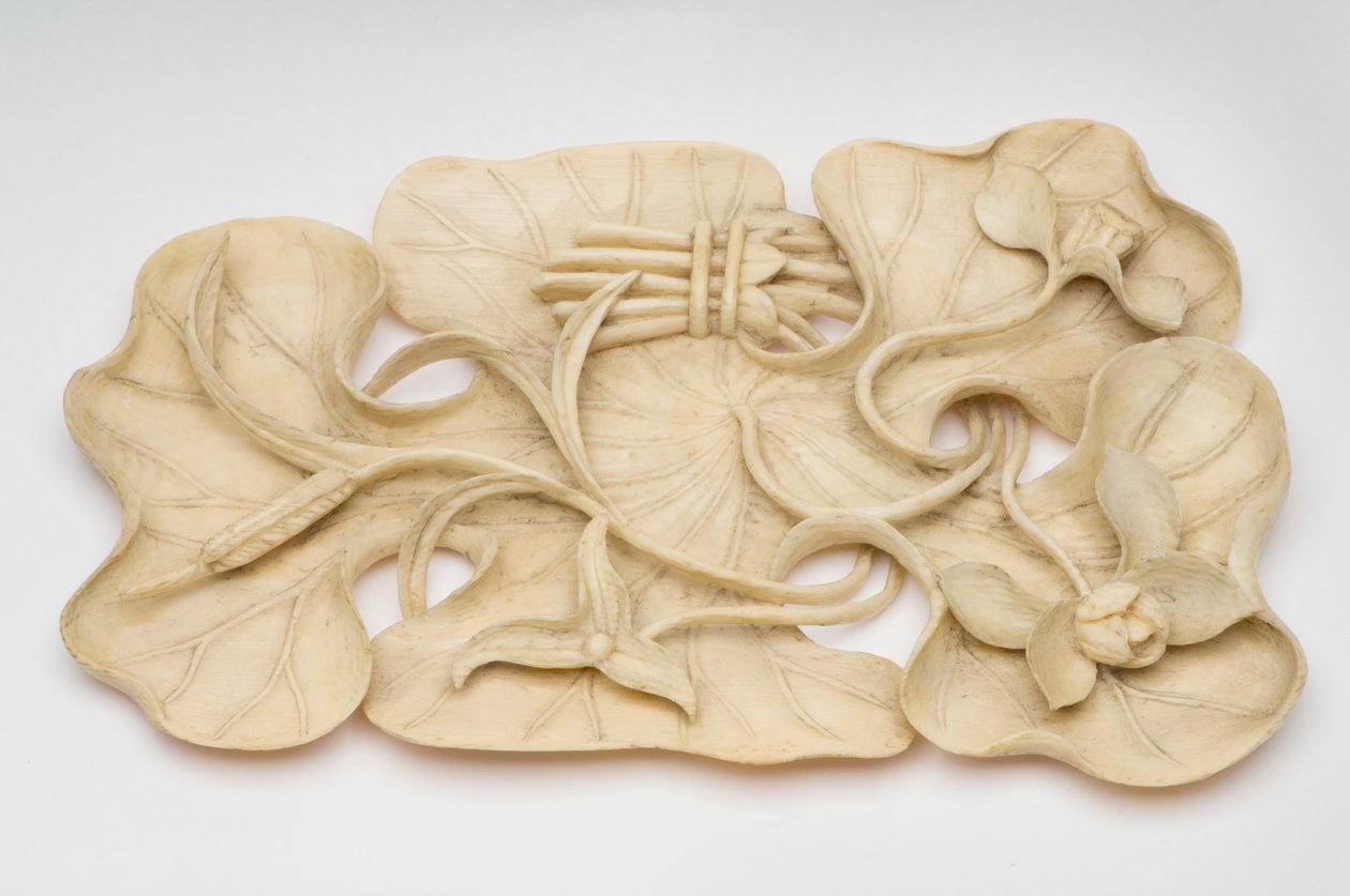 Reposoir de pinceau en forme de fleur de lotus - Chinese School
