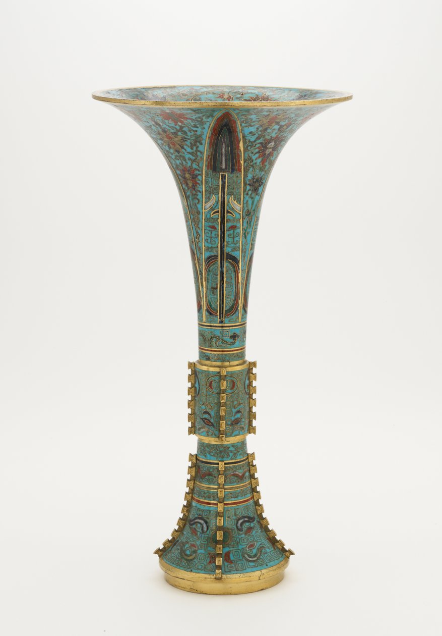 Vase en forme de gu archaïque, 1662-1722 - Chinese School