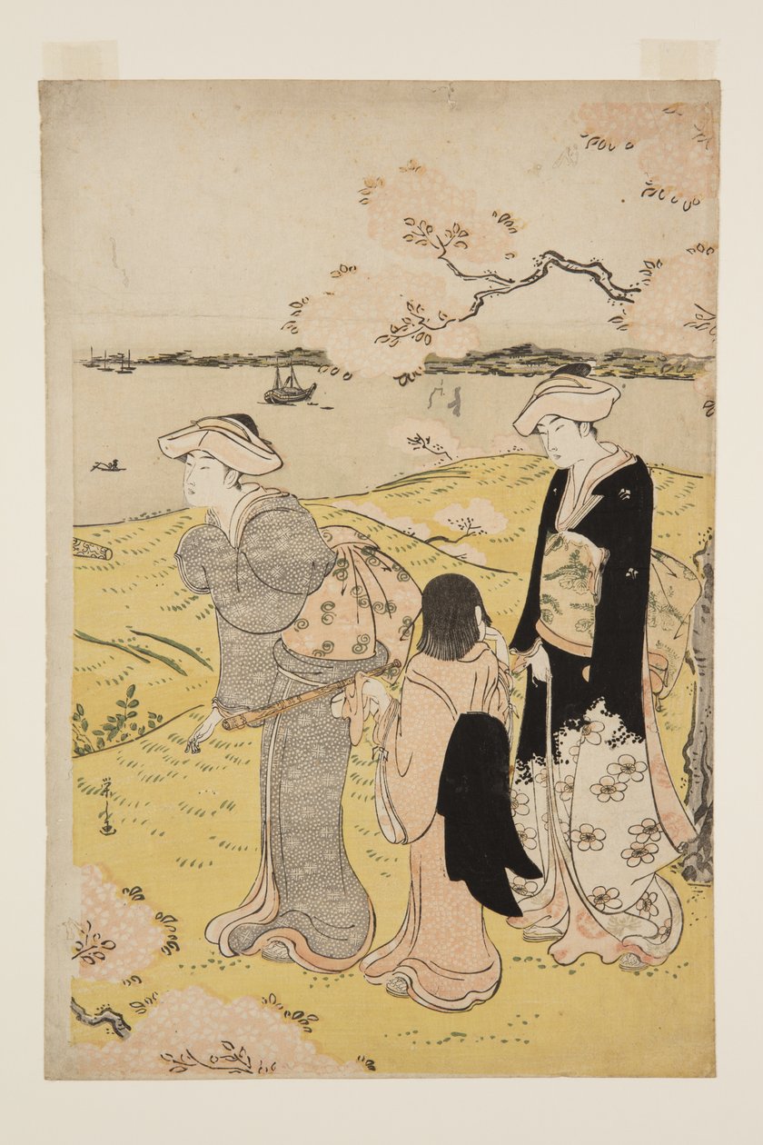 Contemplation des cerisiers en fleurs à Goten-yama - Chobunsai Eishi