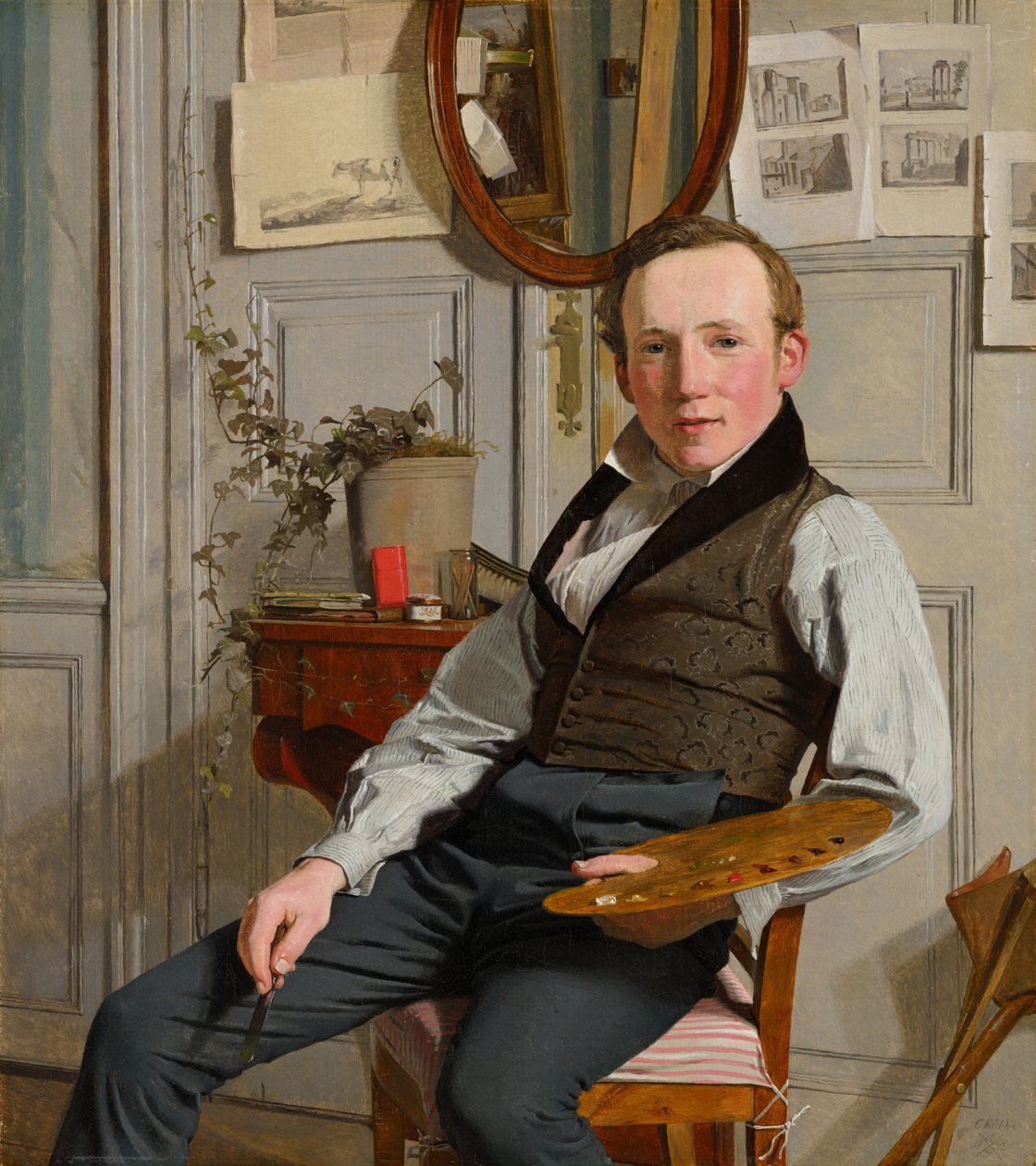 Portrait de Frederik Sødring - Christen Købke