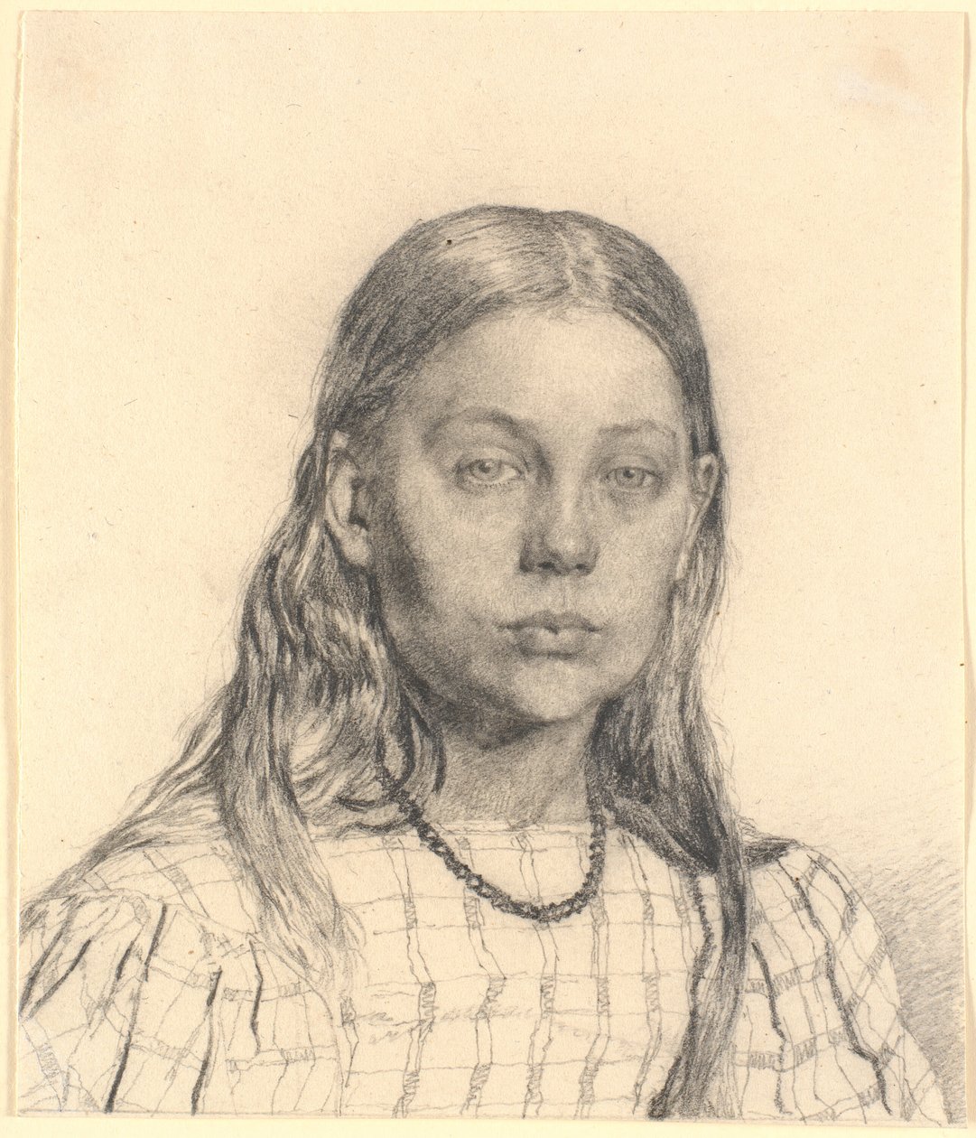 Jeune fille. Buste - Christen Købke