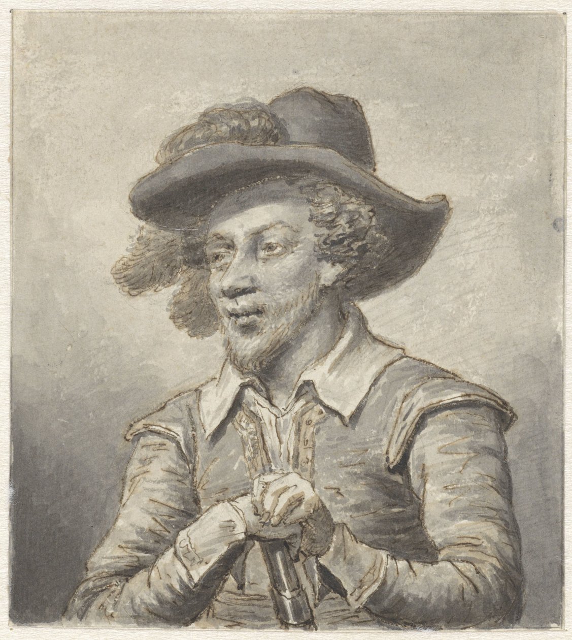 Guerrier en costume historique - Christiaan Kramm