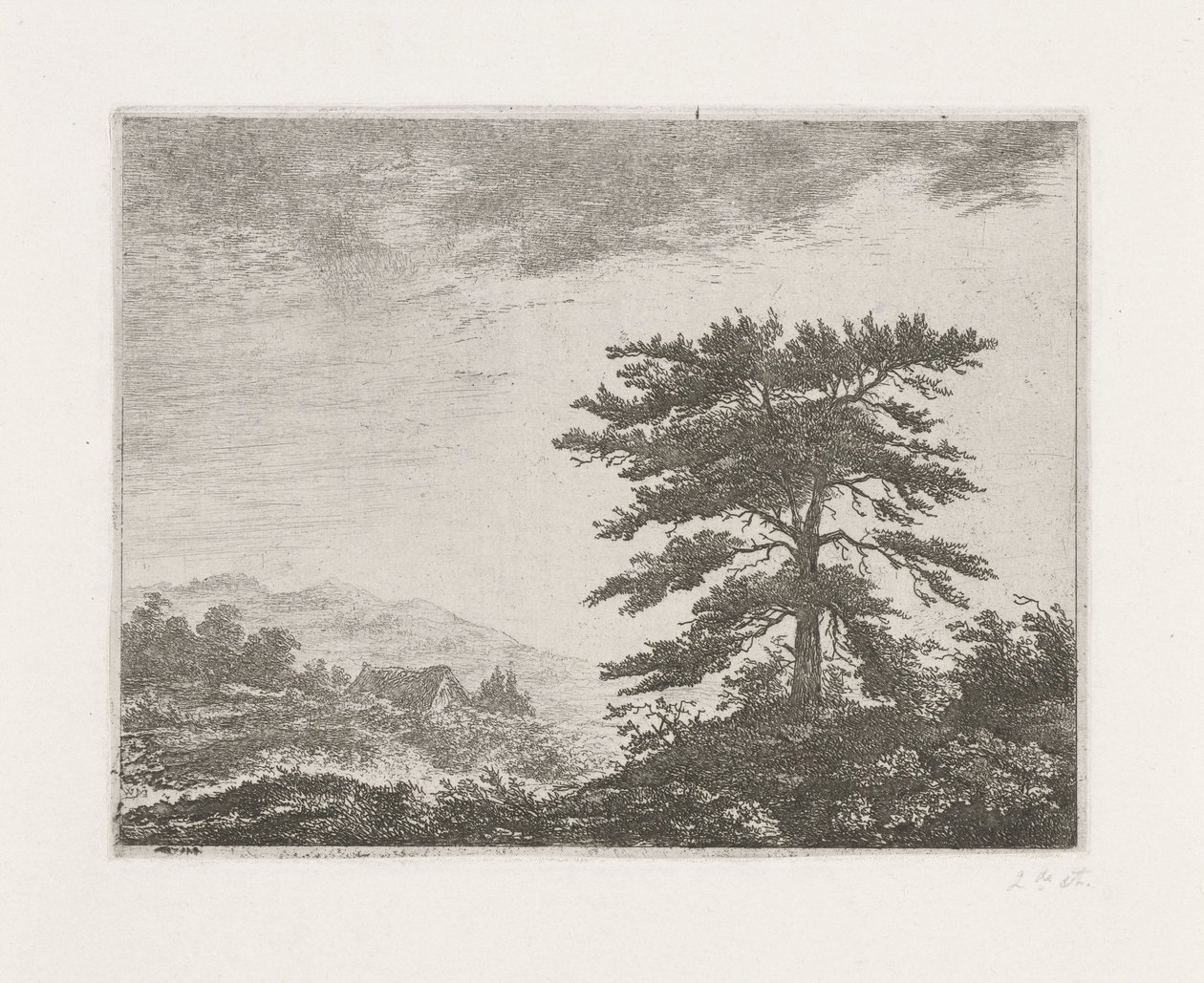 Arbre dans un paysage de bruyère - Christiaan Wilhelmus Moorrees