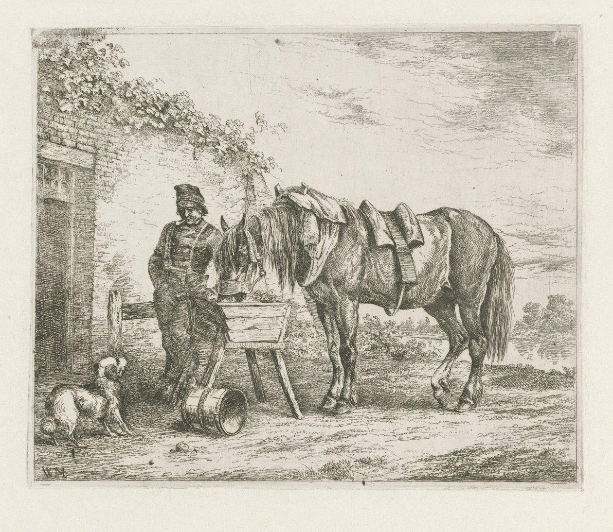Cheval près d