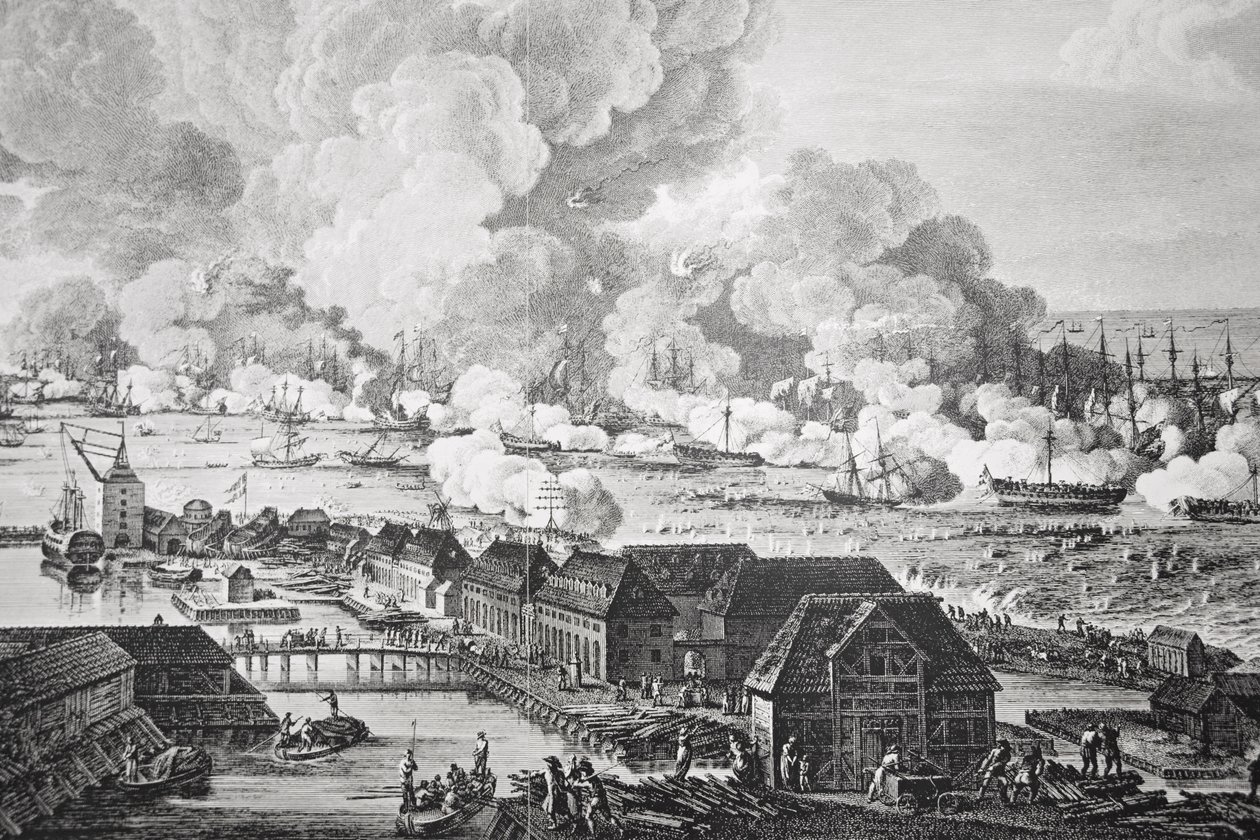 La Bataille de Copenhague, 2 avril 1801 - Christian August Lorentzen