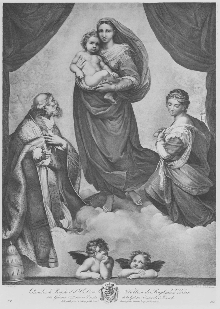 La Madone Sixtine - Christian Gottfried Schultze