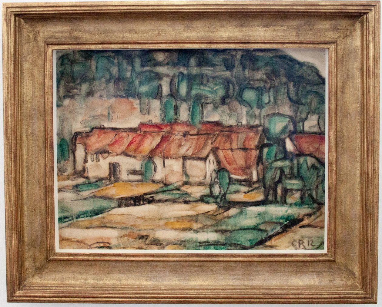 Toits rouges - Christian Rohlfs