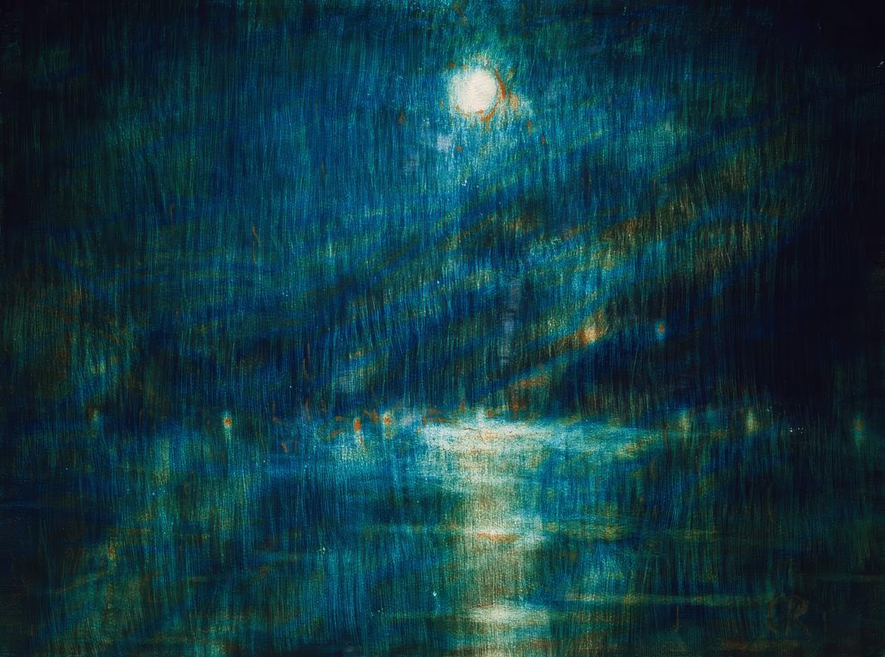 C. Rohlfs, Nuit de lune bleue (Ascona) - Christian Rohlfs