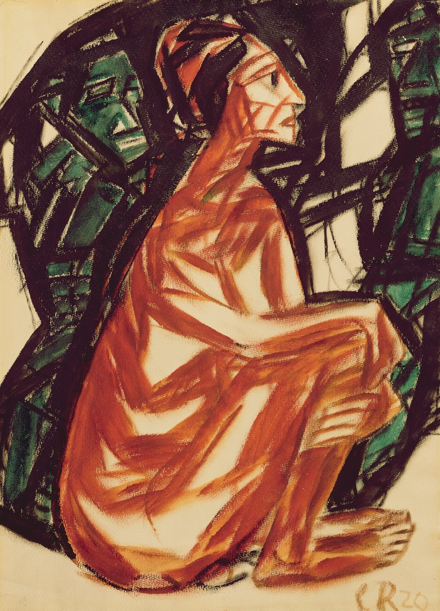 En attente, 1920 - Christian Rohlfs