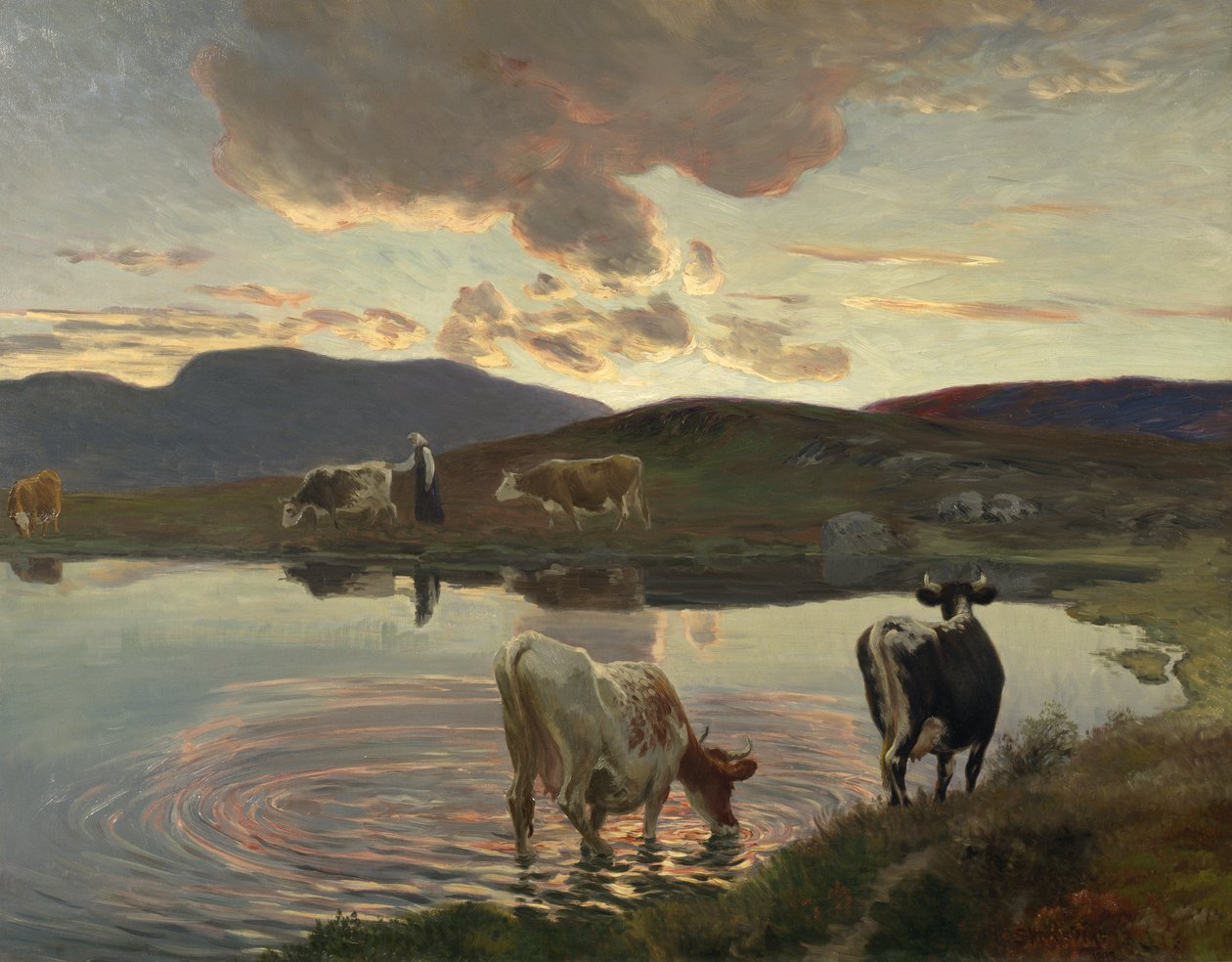 Après le coucher du soleil - Christian Eriksen Skredsvig