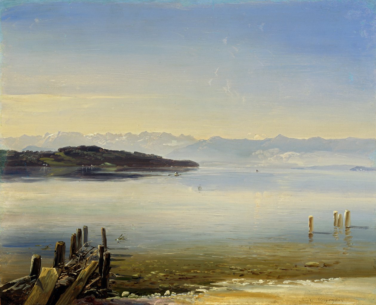 Le lac de Starnberg - Christian Ernst Bernhard Morgenstern