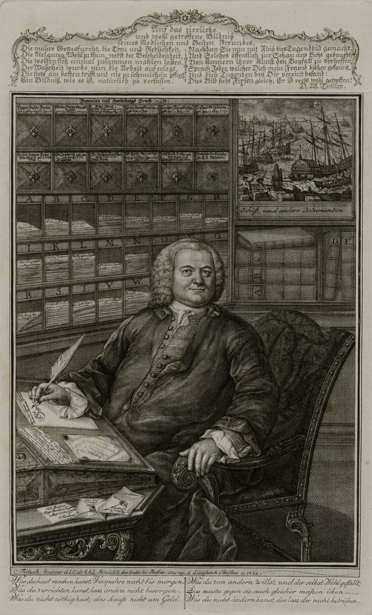 Portrait de Burchard Fixen - Christian Fritzsch