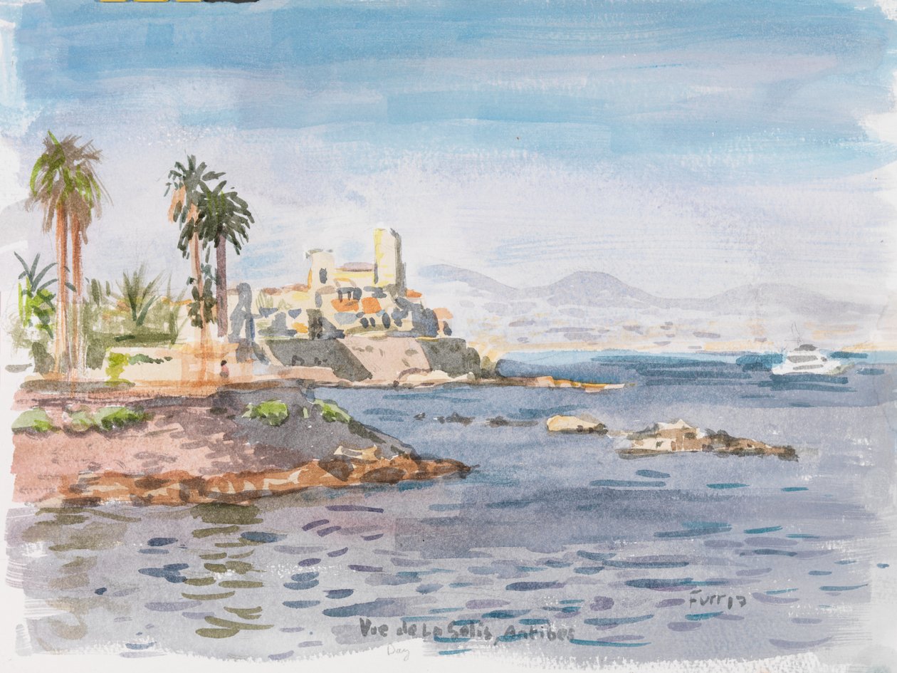 Antibes, 2017 (aquarelle) - Christian Furr
