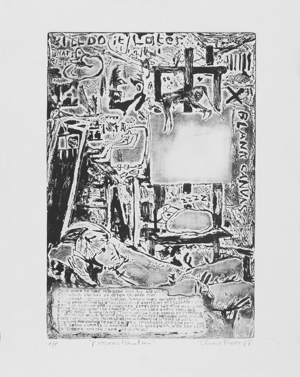 Procrastination - Photogrammes 1988 - Christian Furr
