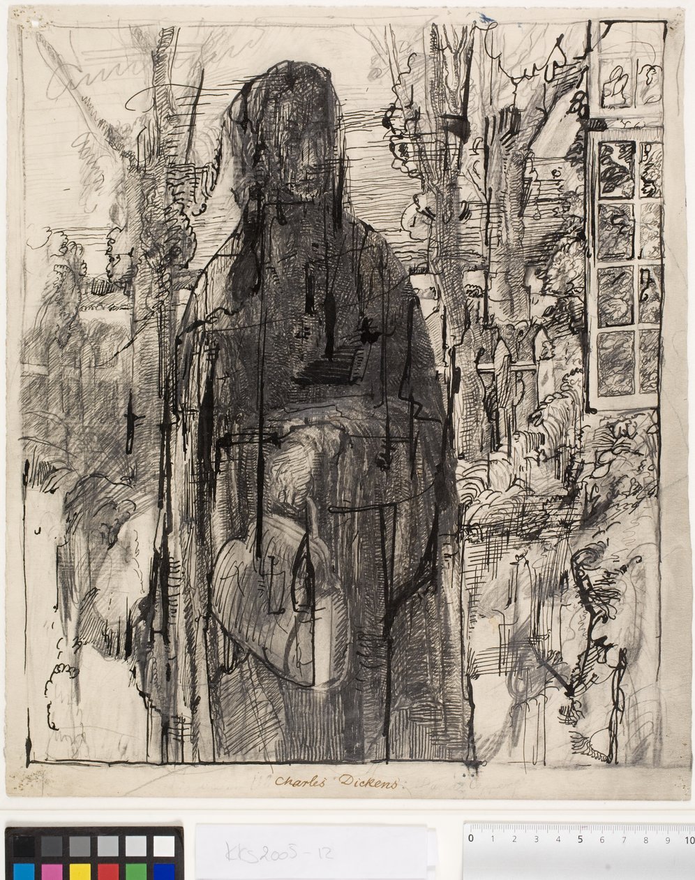Betsey Trotwood dans le jardin à Blunderstone - Christian Kongstad Petersen