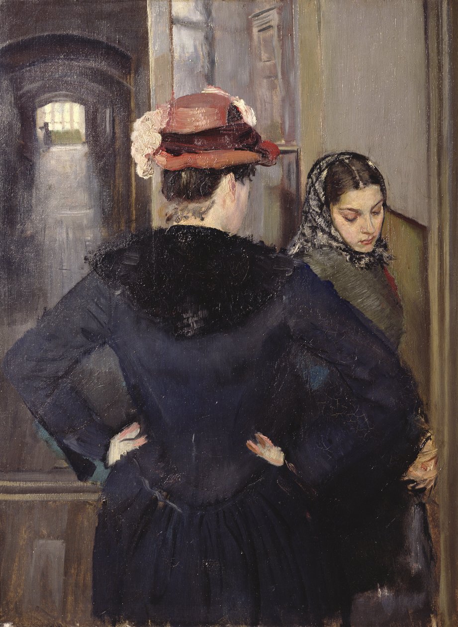 Une rencontre (Albertine) - Christian Krohg