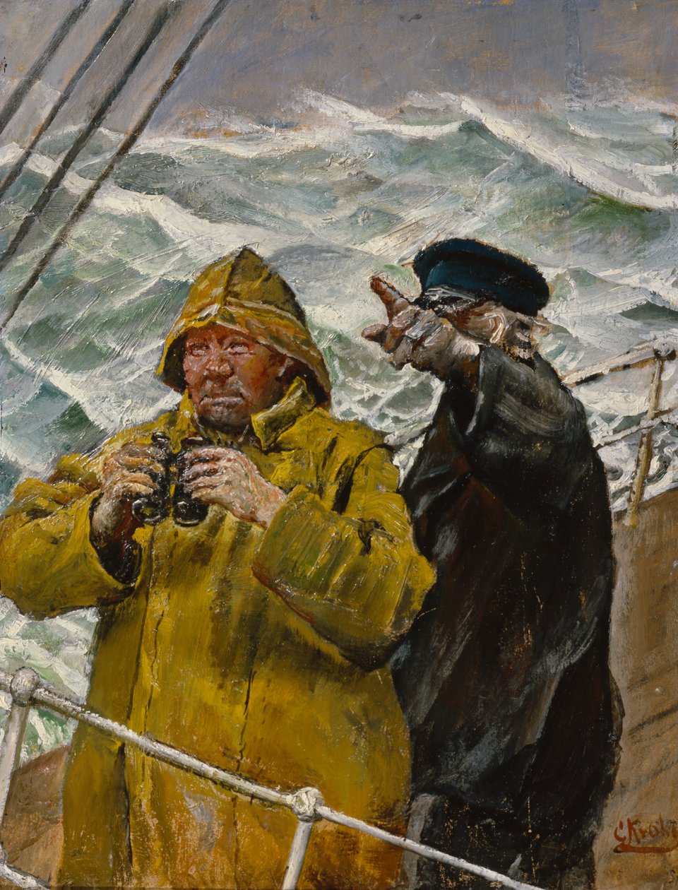 En surveillance - Christian Krohg