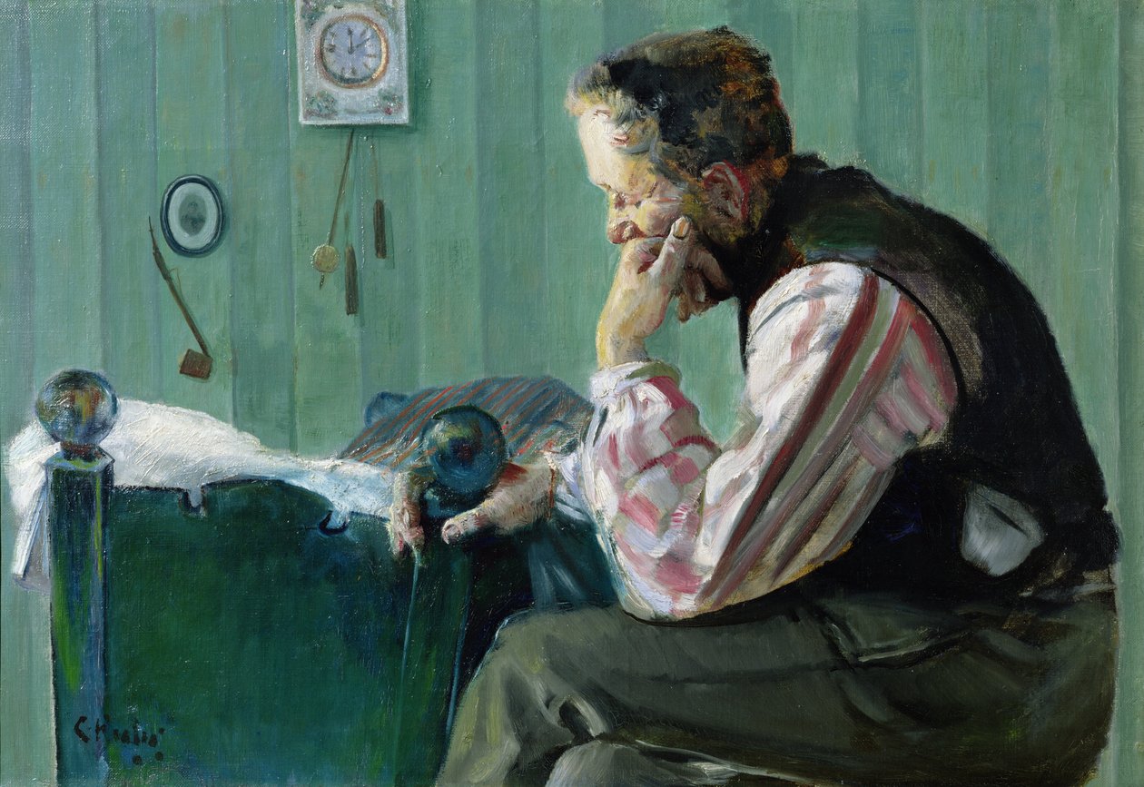 Portrait, Terje Vigen - Christian Krohg
