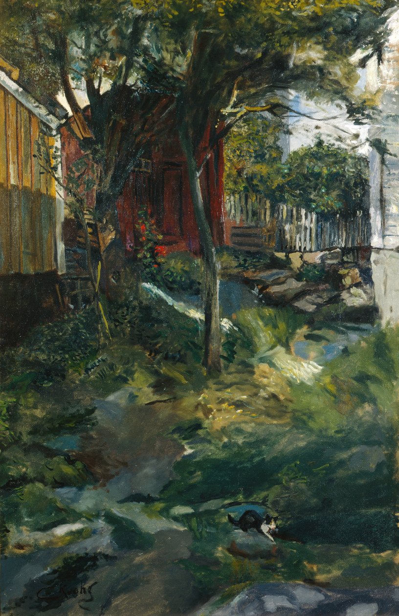 Rue à Brekkestø - Christian Krohg