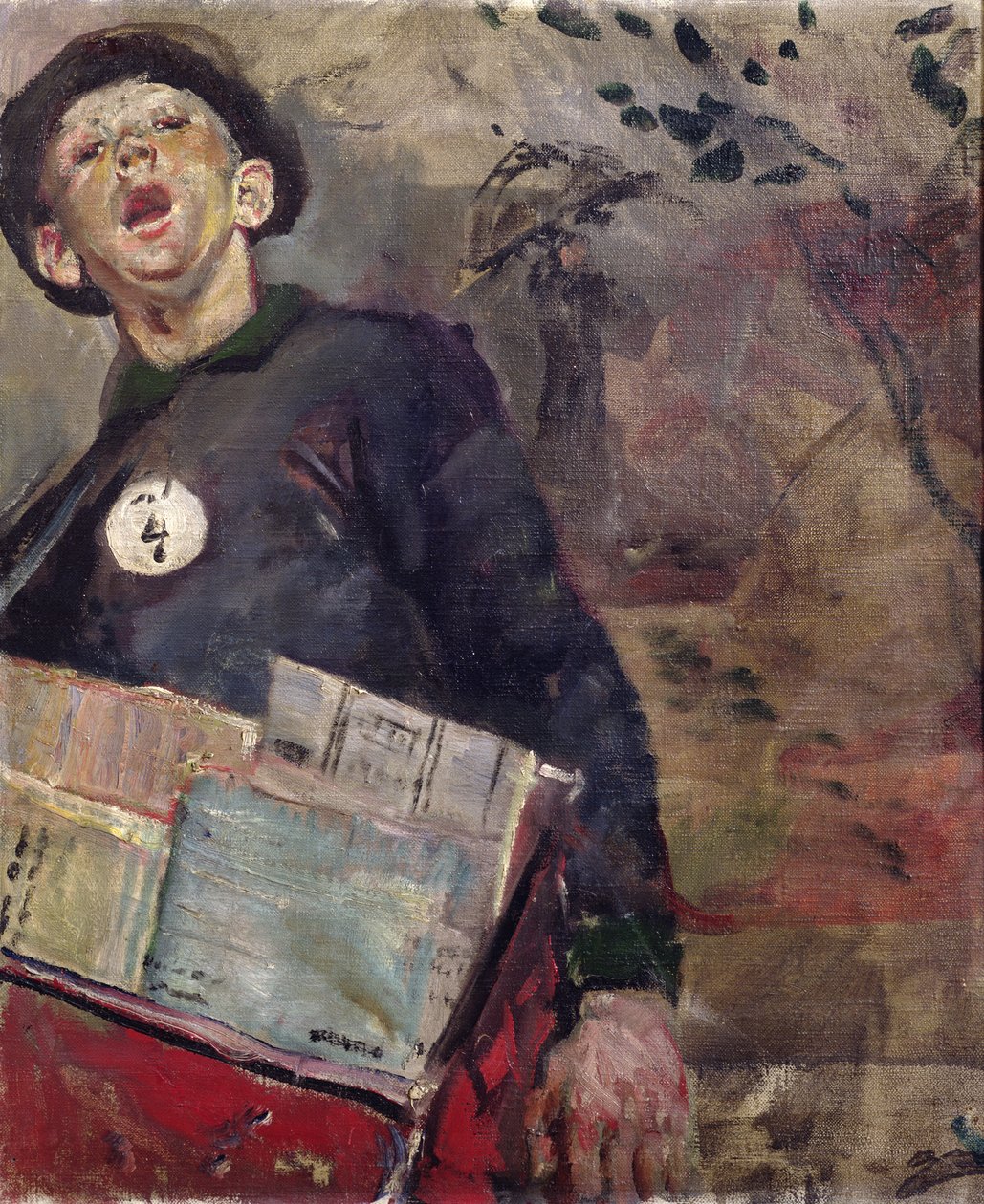 Le garçon de journaux - Christian Krohg
