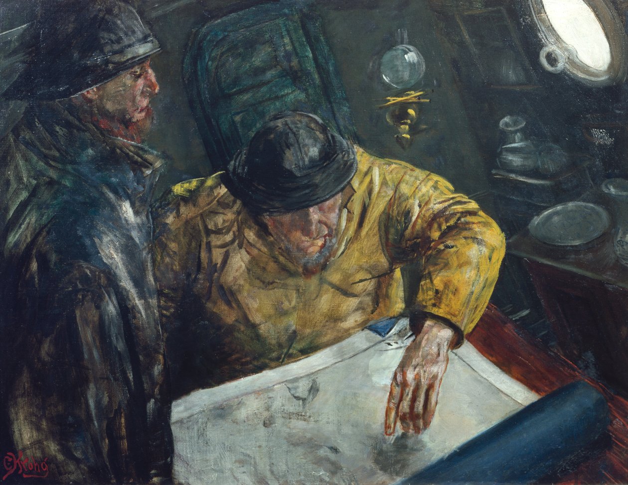Le cap est fixé, c.1888 - Christian Krohg