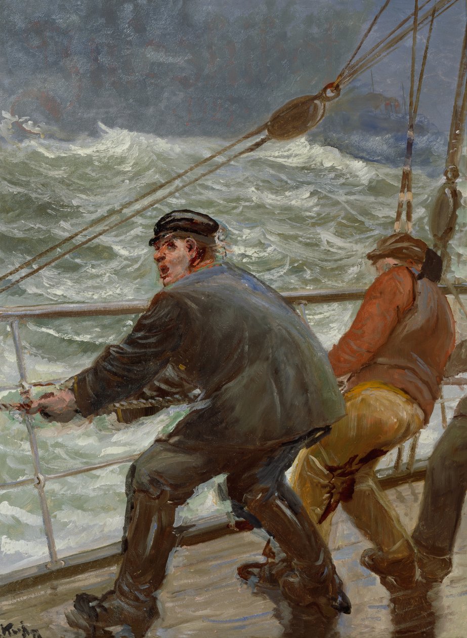 Au vent - Christian Krohg