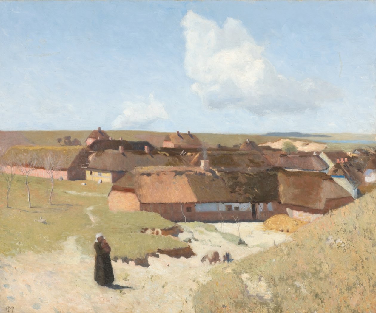 Paysage du Jutland. Journée claire de mai - Christian Mourier Petersen