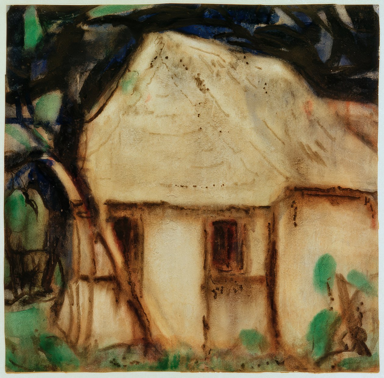 Chaumière de paysan - Christian Rohlfs