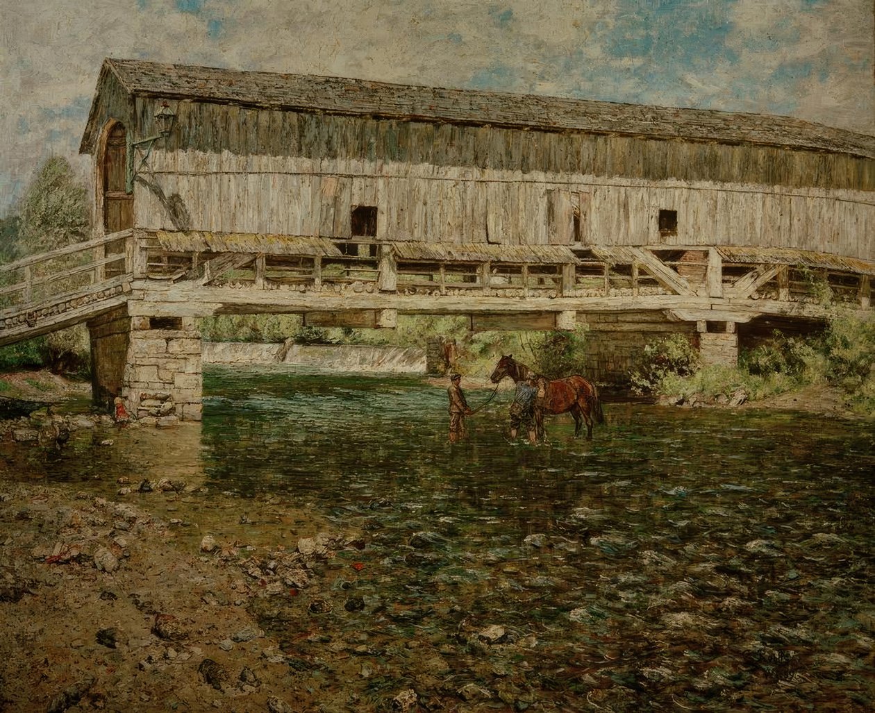 Le pont couvert de l