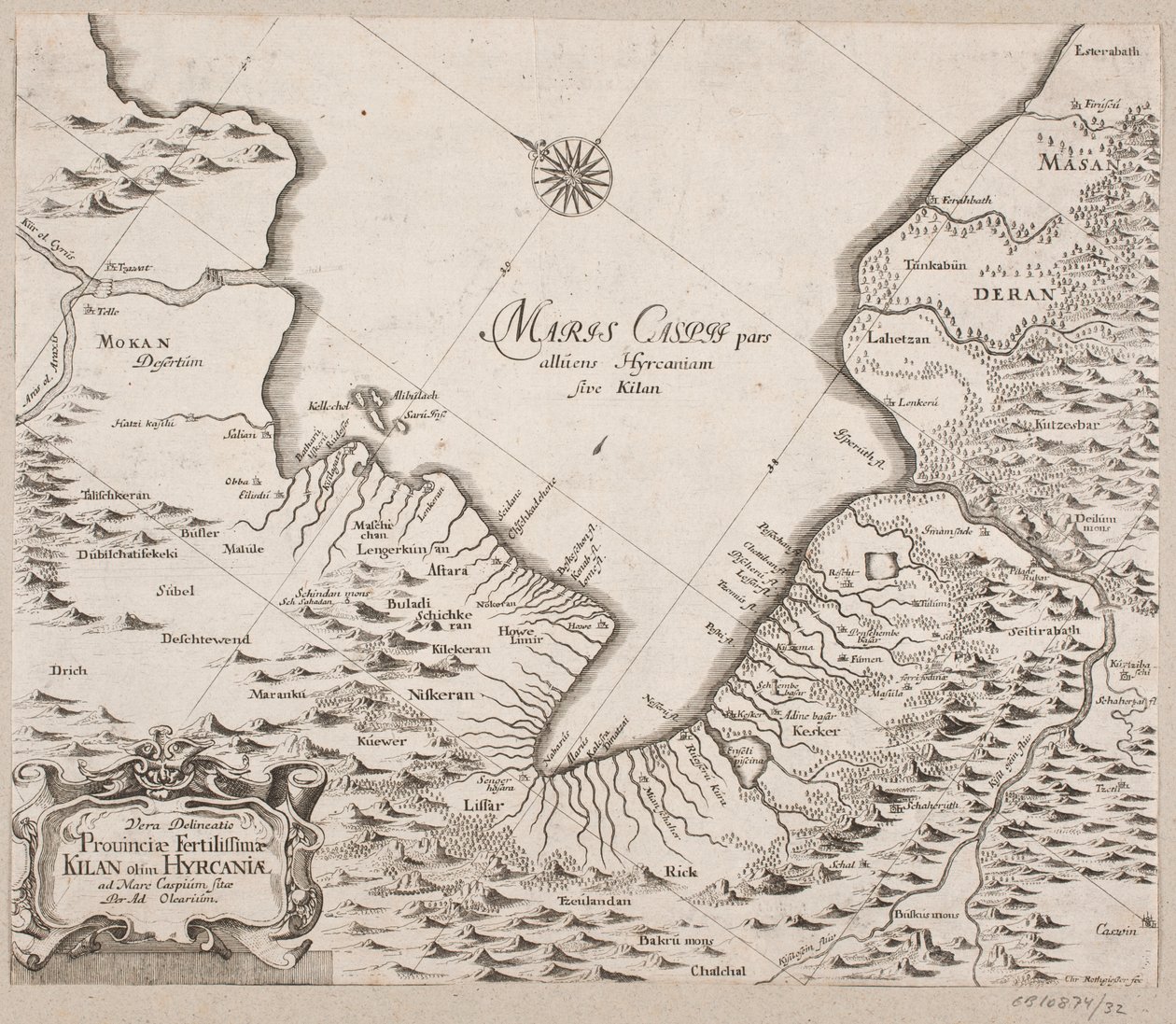 Carte de la mer Caspienne - Christian Rothgiesser