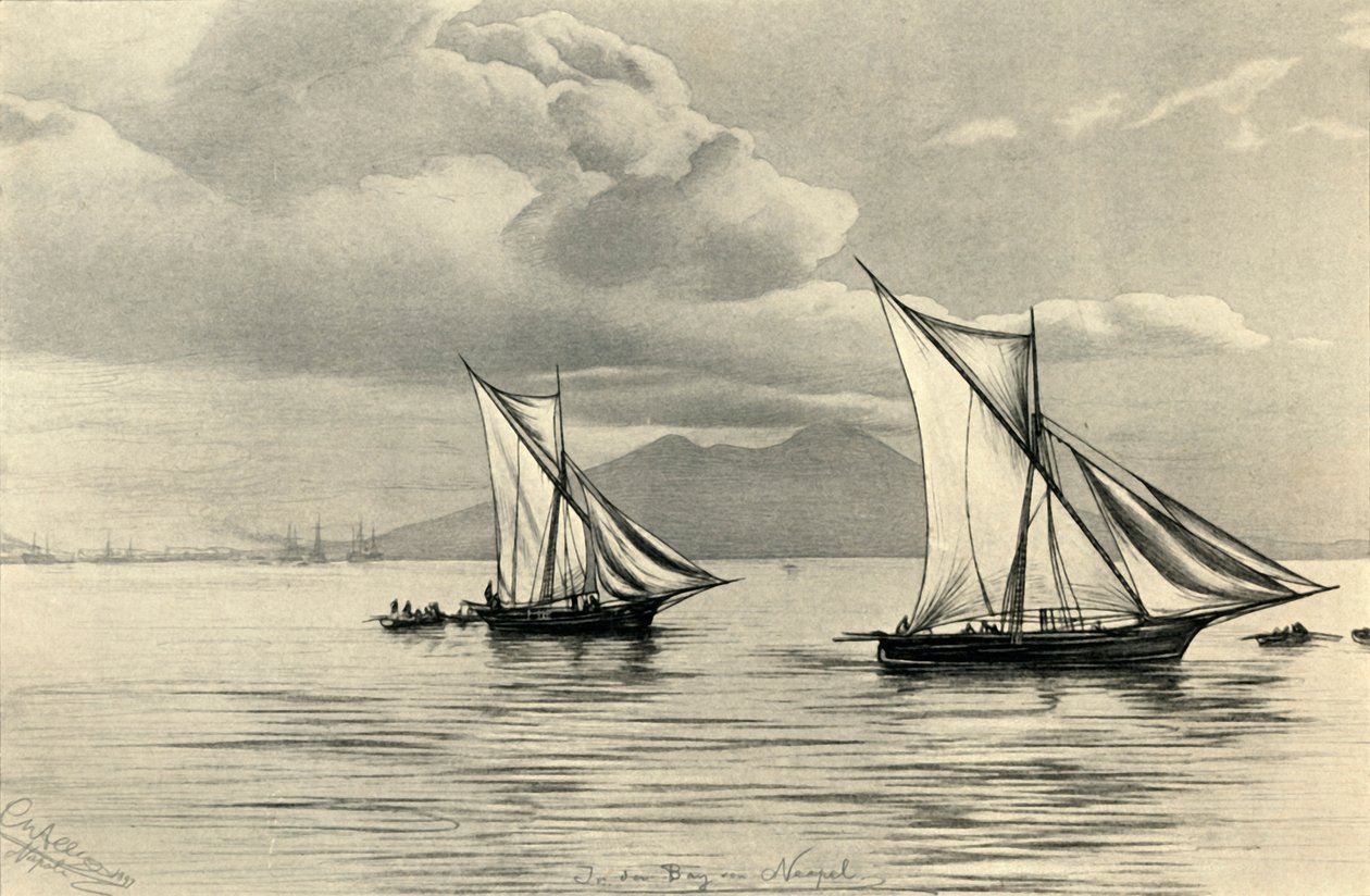 Dans la baie de Naples, 1898 - Christian Wilhelm Allers