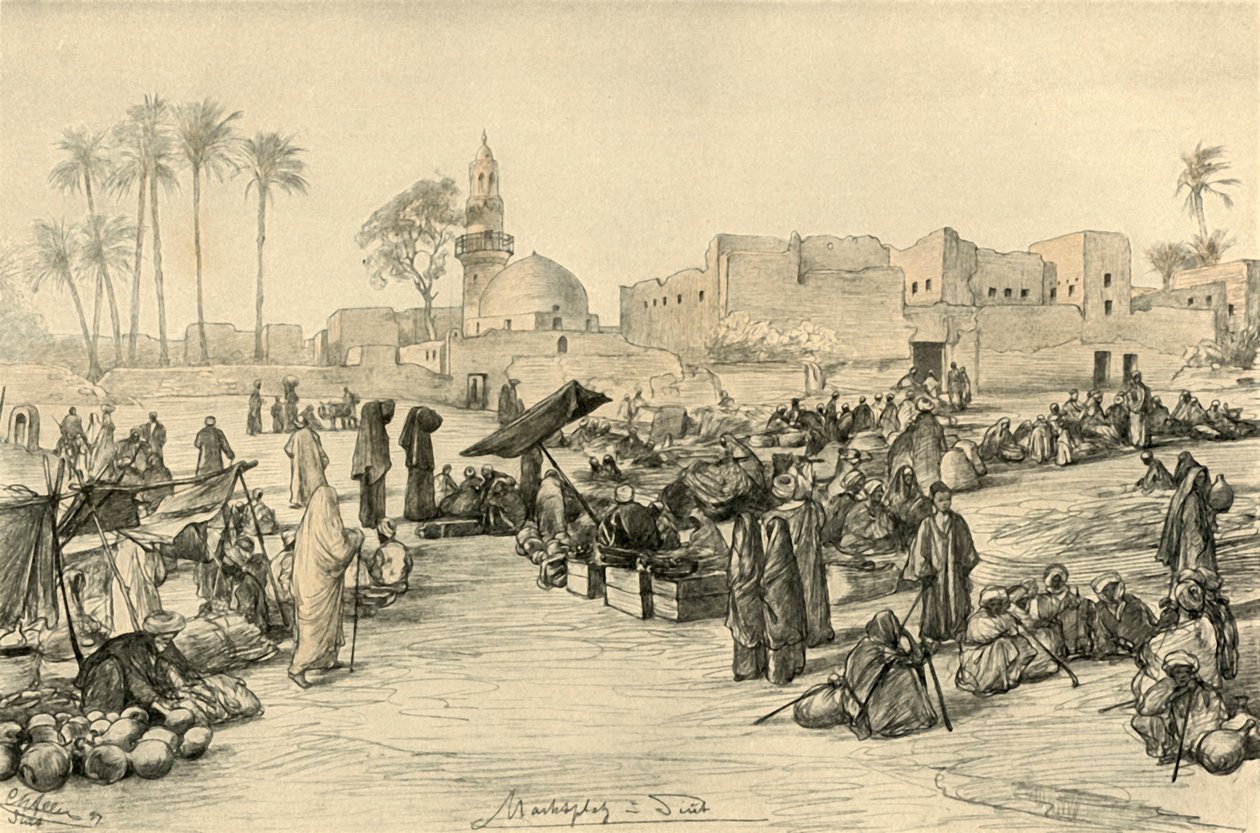 Marché, Assiout, Égypte - Christian Wilhelm Allers