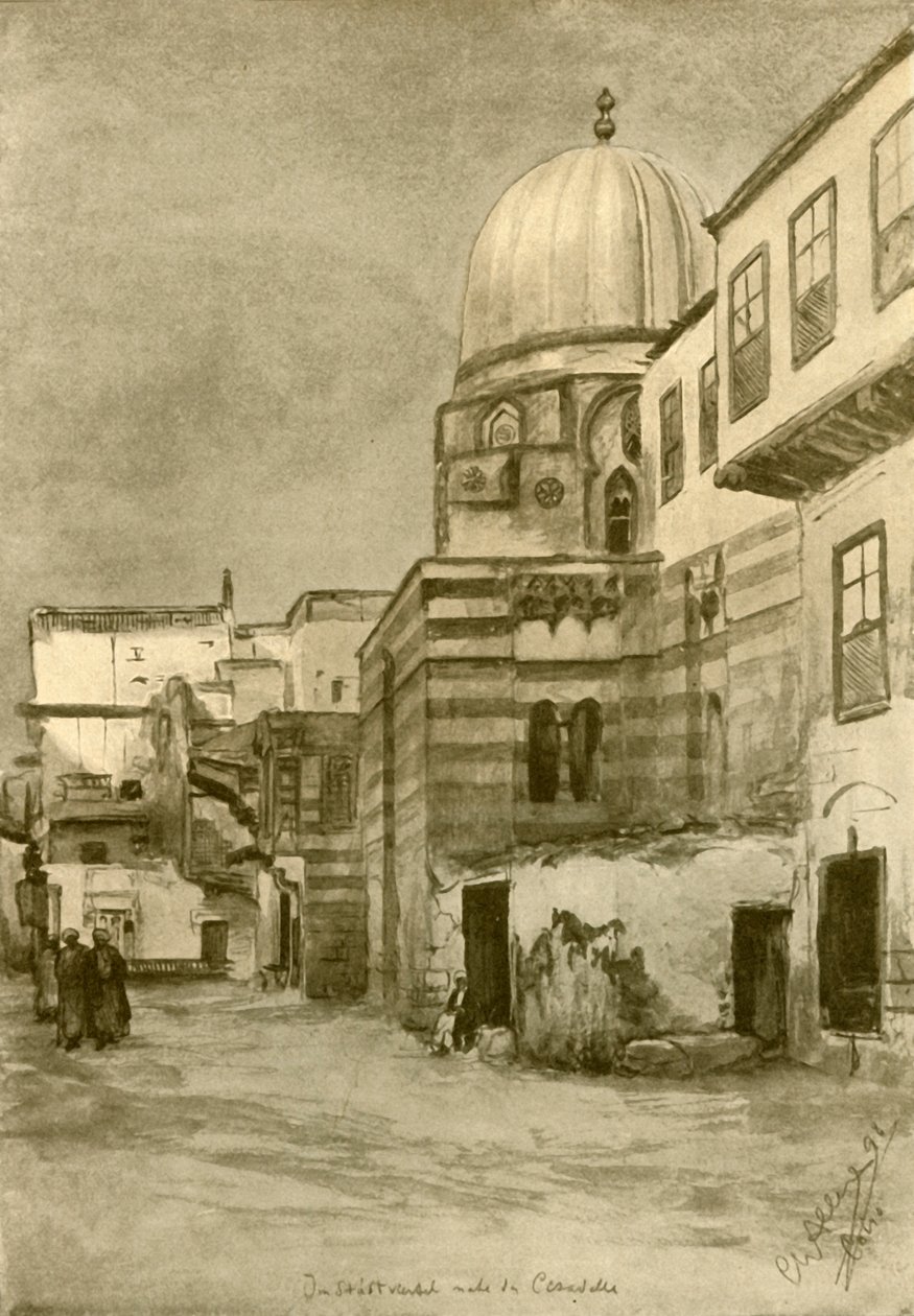 Mosquée, Le Caire, Égypte, 1898 - Christian Wilhelm Allers