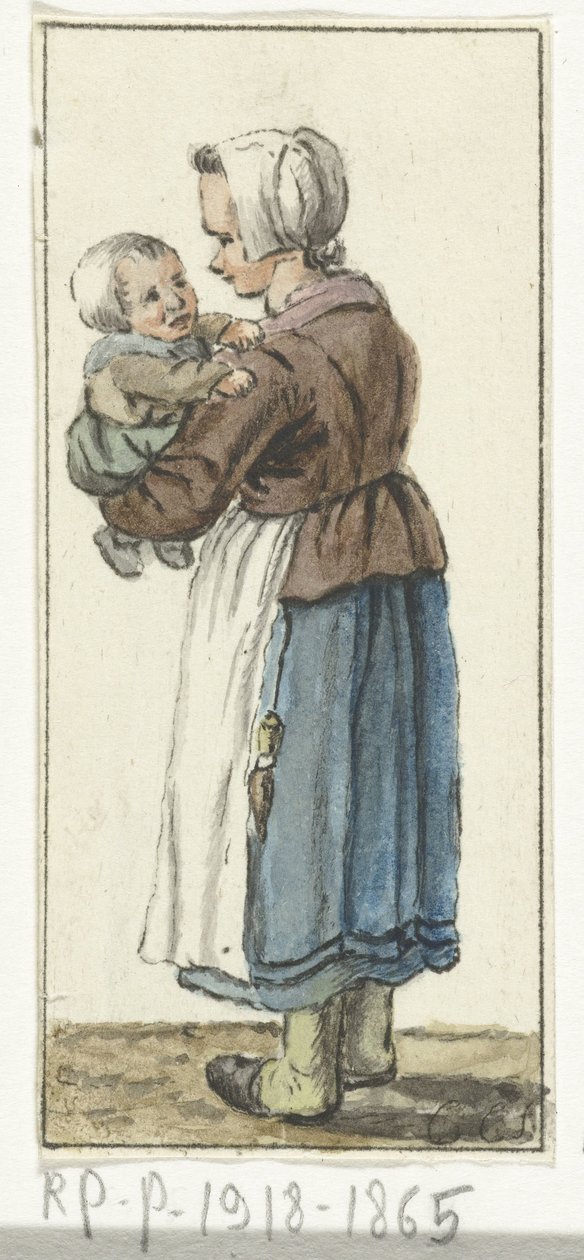 Moeder met kind - Christina Chalon
