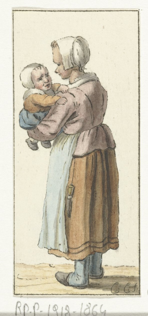 Mère avec enfant - Christina Chalon