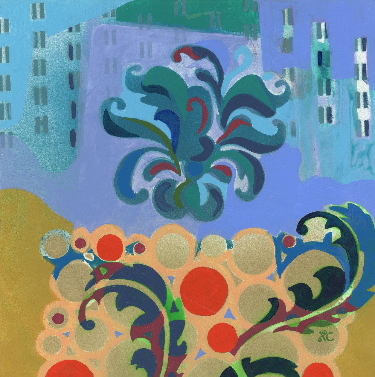 Méditation 34, vers 2017 - Christina Saj