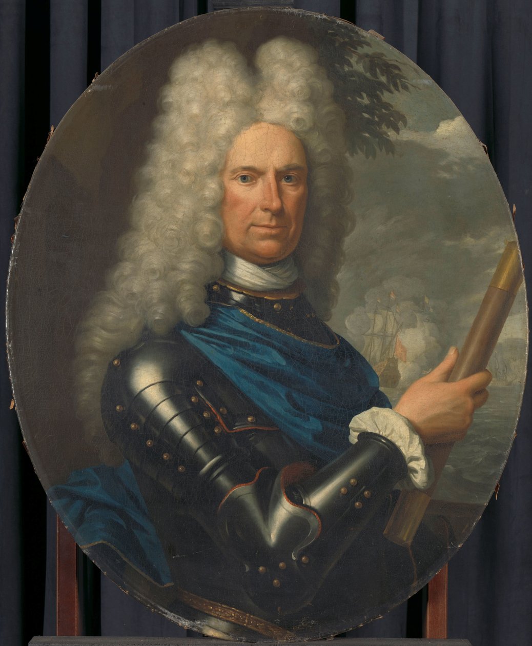 Portrait du contre-amiral Arent van Buren - Christoffel Lubienitzki