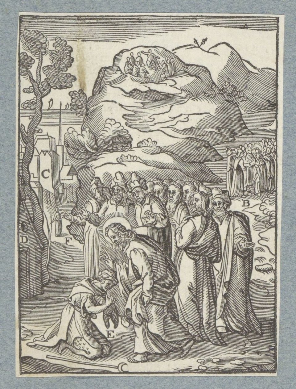 Le Christ guérit un lépreux - Christoffel van Sichem (II)