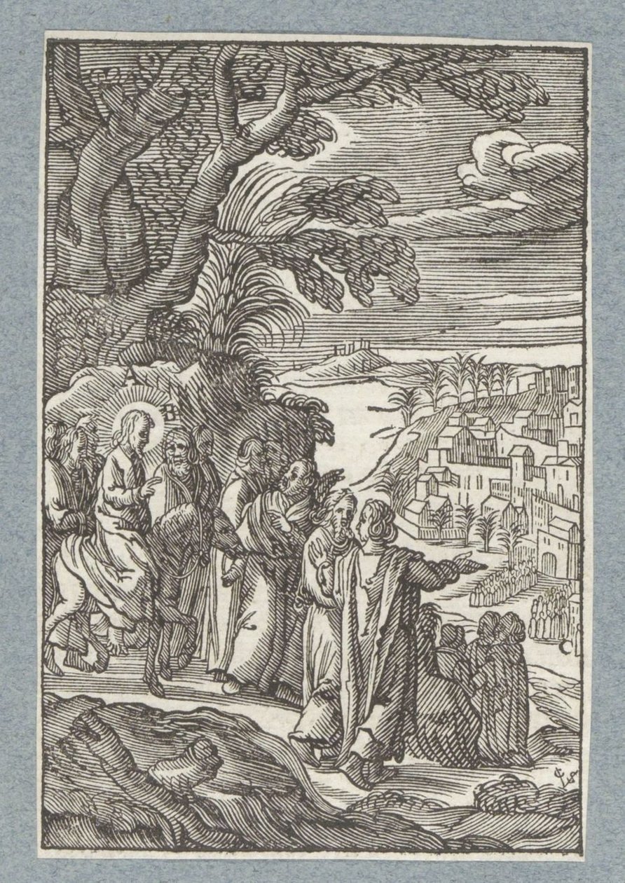 Entrée à Jérusalem - Christoffel van Sichem (II)