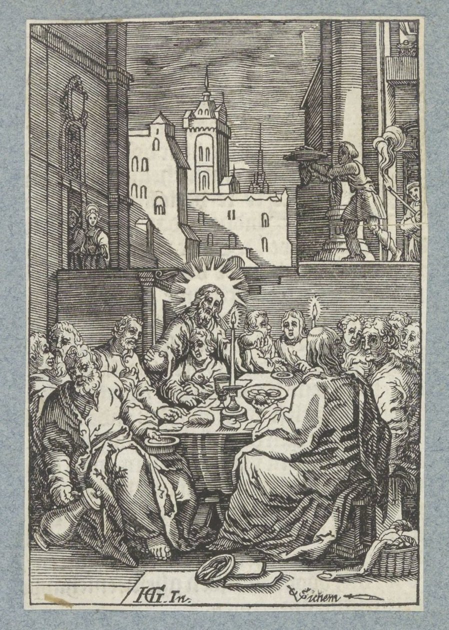 La Cène - Christoffel van Sichem (II)