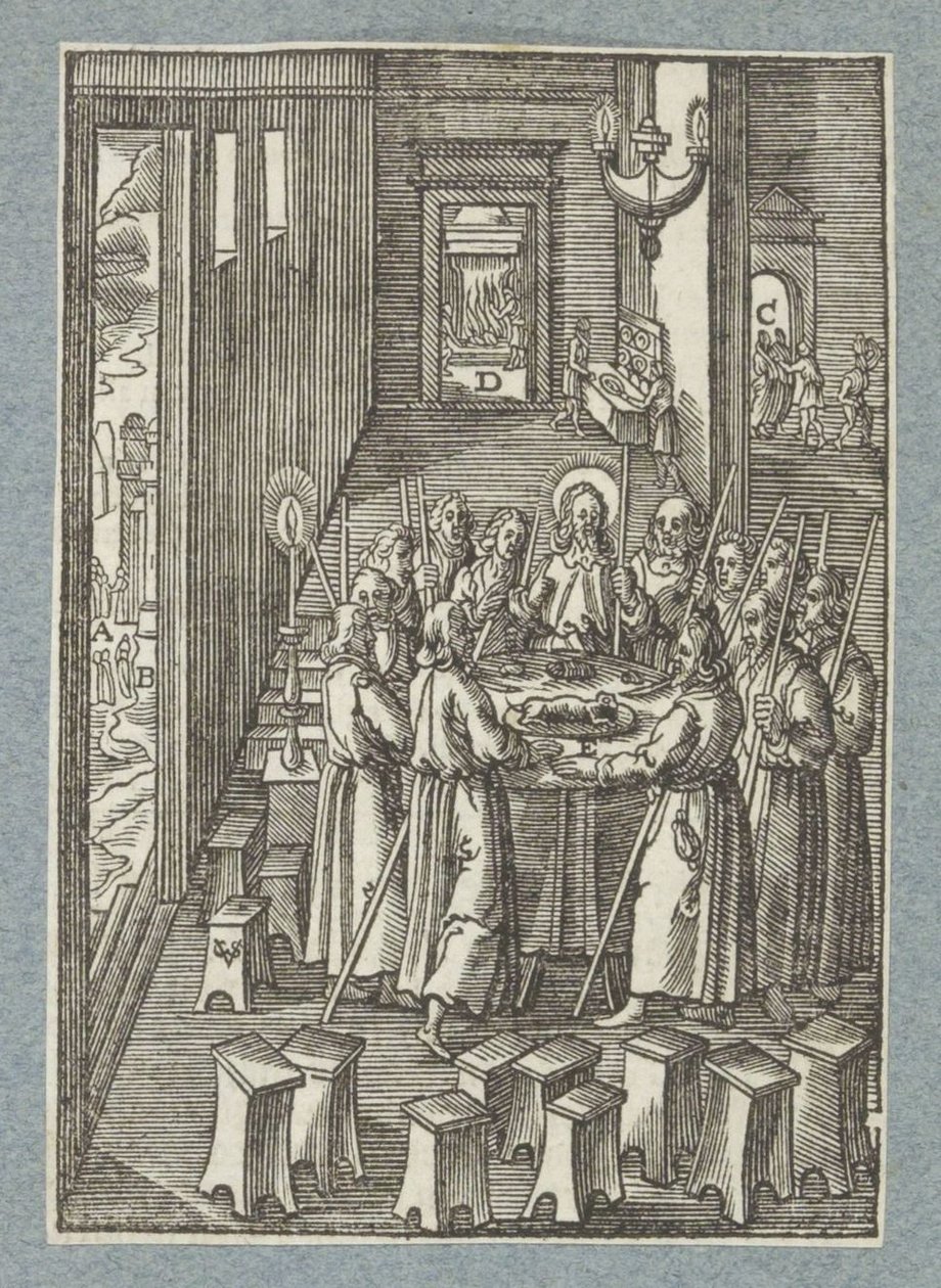 Repas de Pâque - Christoffel van Sichem (II)
