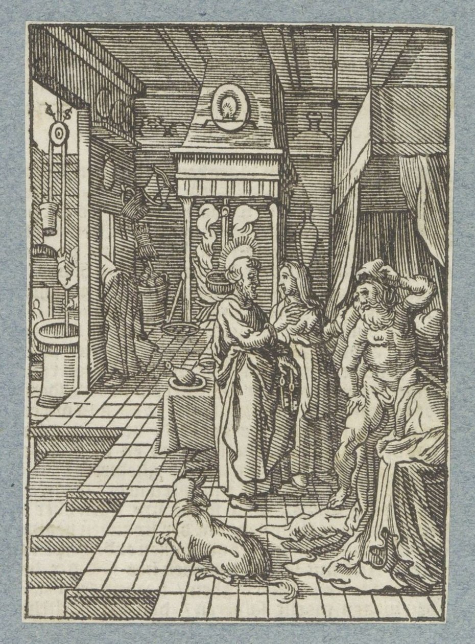 Pierre guérit Énée - Christoffel van Sichem (II)