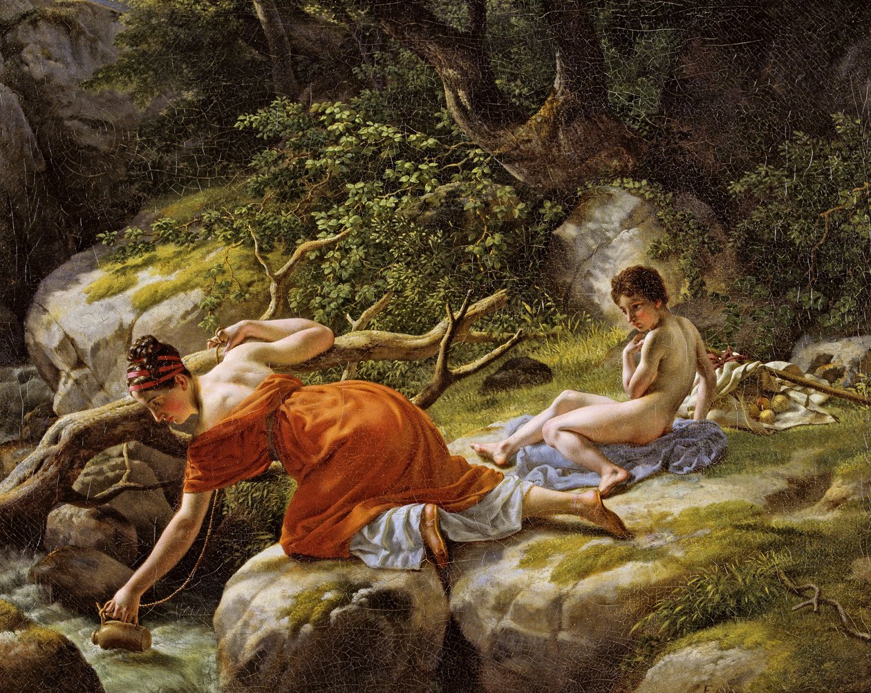 Agar et Ismaël dans le désert - Christoffer Wilhelm Eckersberg