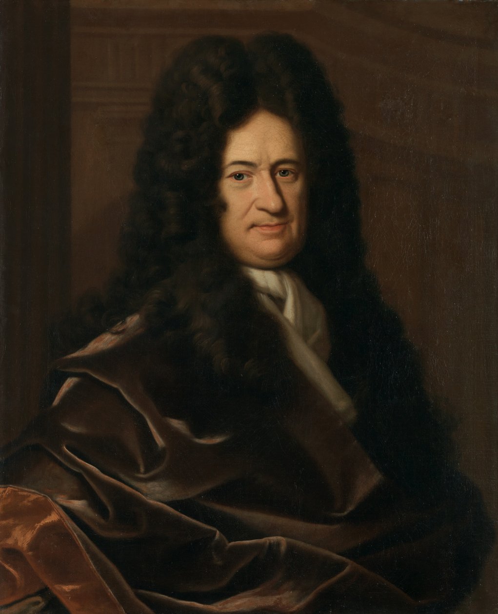 Portrait du philosophe Gottfried Wilhelm Freiherr von Leibniz - Christoph Bernhard Francke