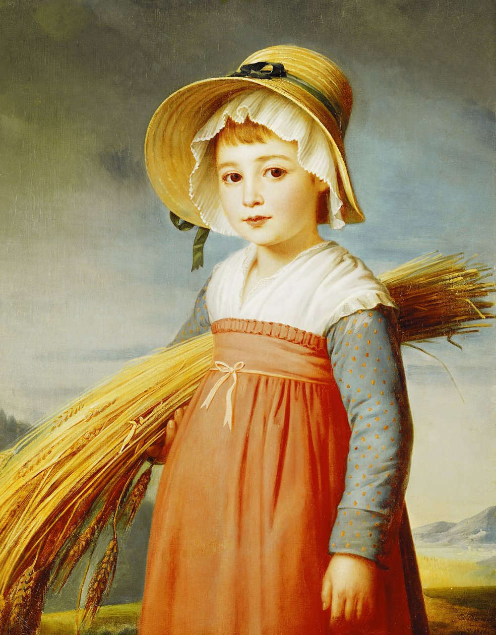La petite glaneuse, 1824 - Christophe Thomas Degeorge