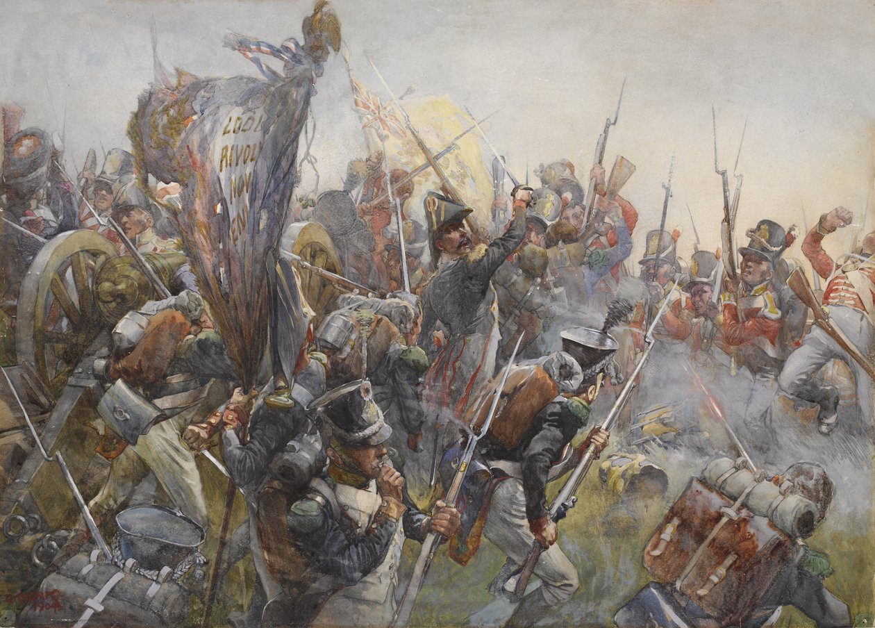 Le 88e Régiment à la Bataille de Salamanque, 1812, 1904 - Christopher Clark
