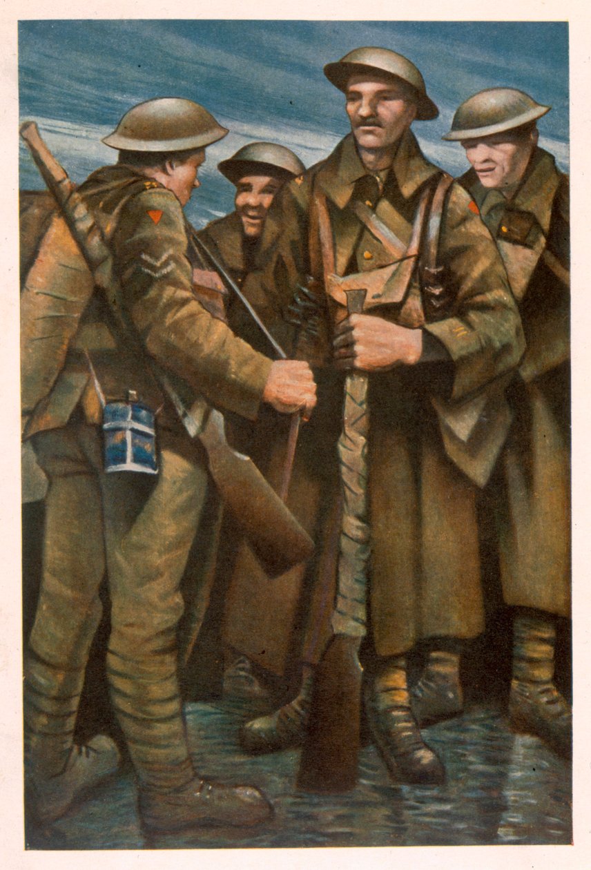 Un groupe de soldats, de 