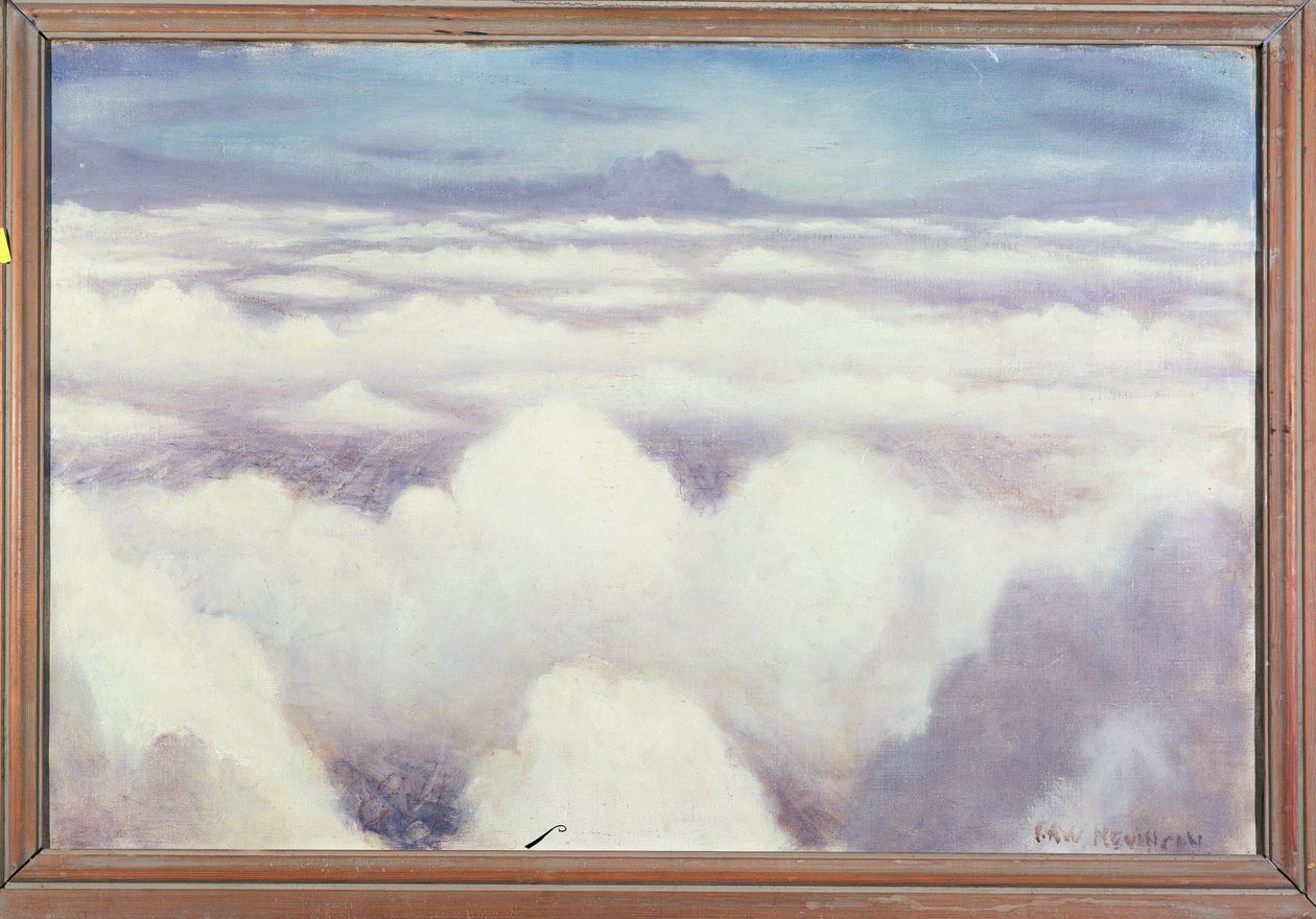 Vue aérienne, probablement au-dessus des Flandres - Christopher Richard Wynne Nevinson