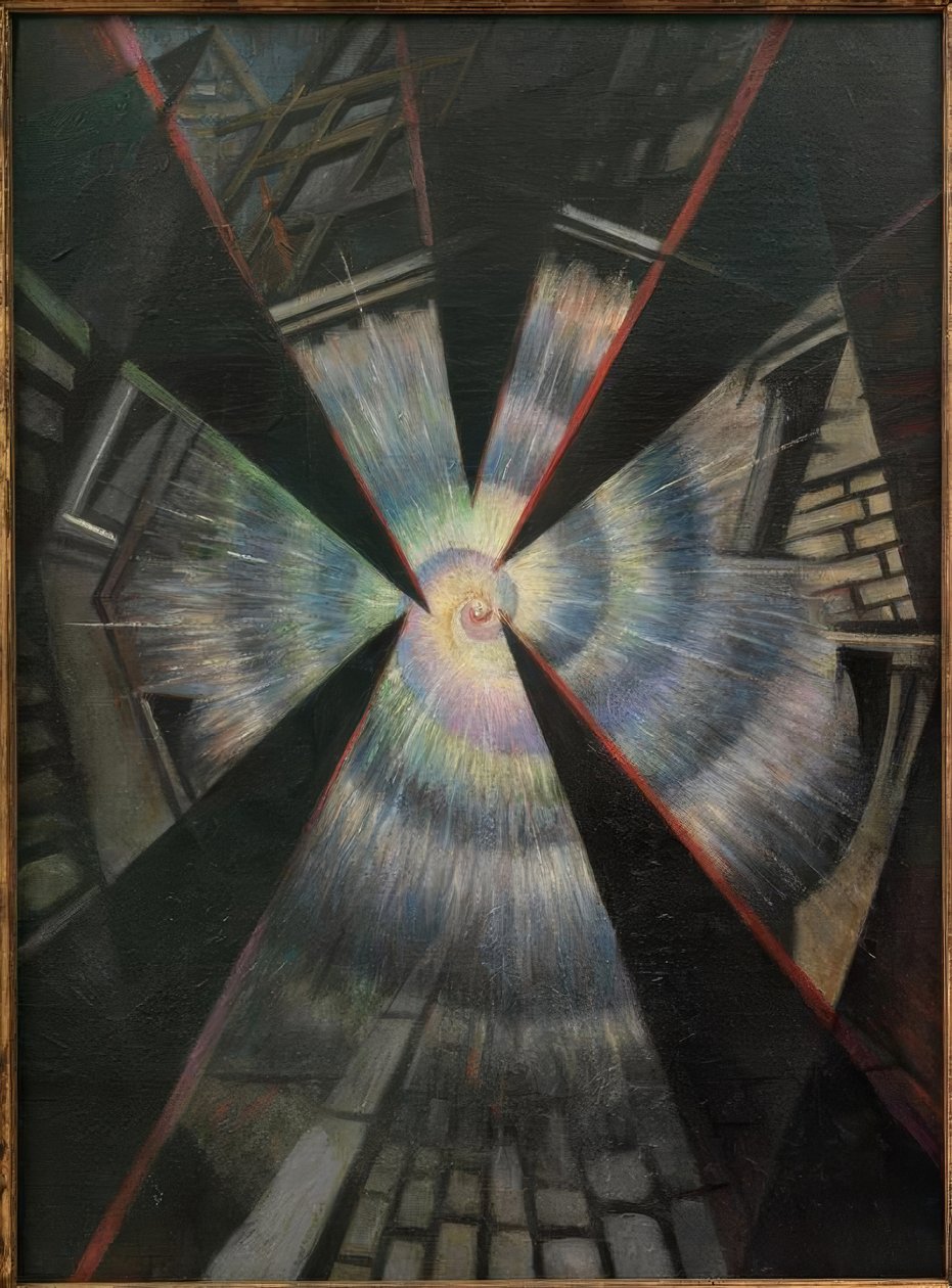 Un obus éclatant - Christopher Richard Wynne Nevinson